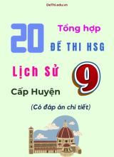 Tổng hợp 20 đề thi HSG Lịch sử Lớp 9 cấp Huyện (Có đáp án chi tiết)